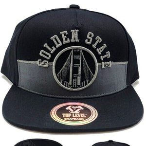 Golden State Top Level Split Snapback Hat